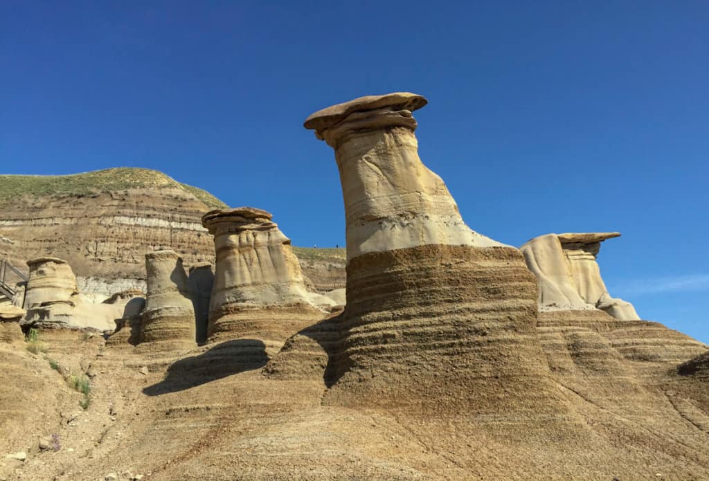 The canadian badlands are a perfect addition to an alberta roadtrip