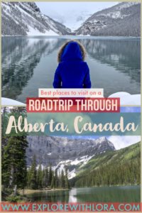  Alberta, Canada has some of the most beautiful places I’ve ever visited. Discover the most amazing places to include on a road trip or visit to Alberta in this post! #Alberta #Canada #Roadtrip