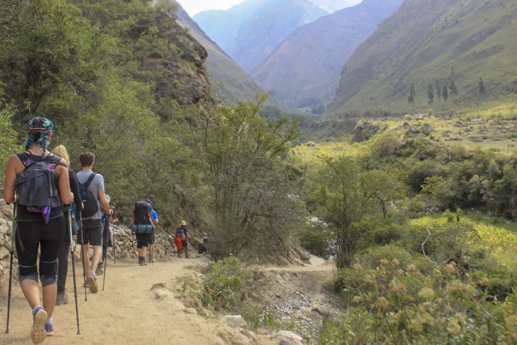 hiking the Inca Trail