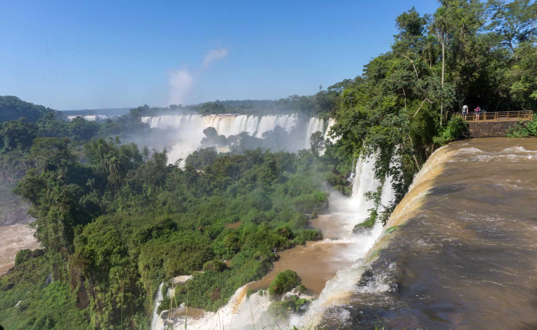 Iguazu falls from the Argentinan side