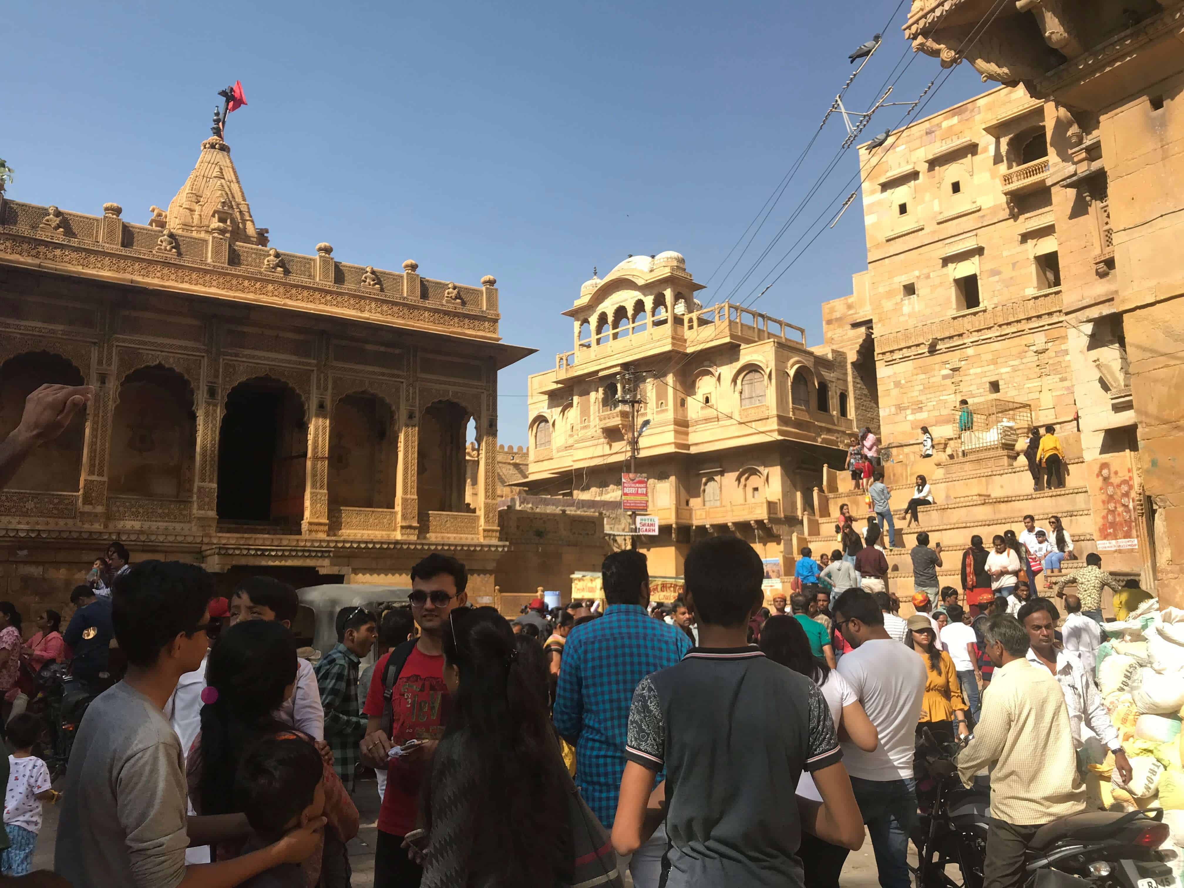 Visiting Jaisalmar fort during the 5th day of Diwali