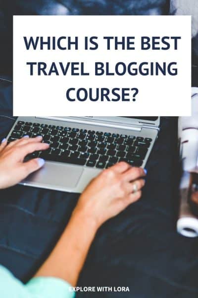 pinterest pin travel blogging course