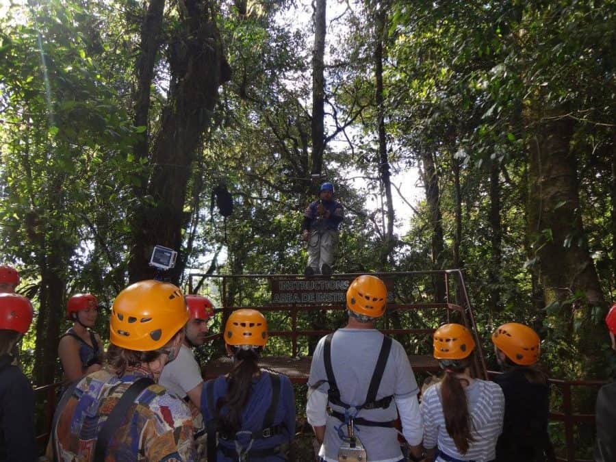 ziplining is one of the best things to do in monteverde