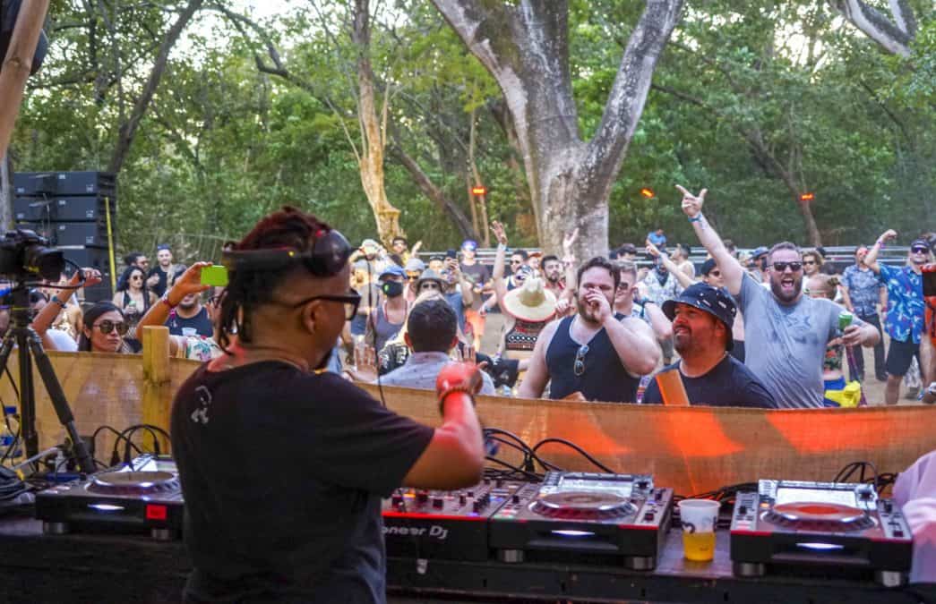 Felix Da Housecat playing at the Canopy stage BPM Festival Costa Rica