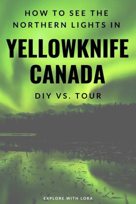 pinterest pin yellowknife canada northern lights