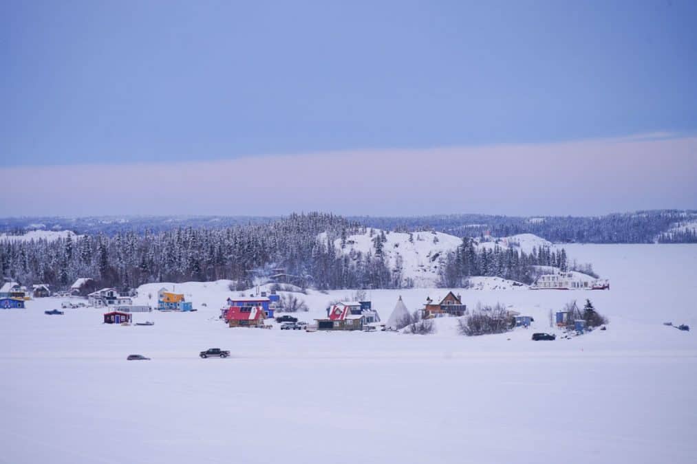 winter landscapes in yellowknife canada