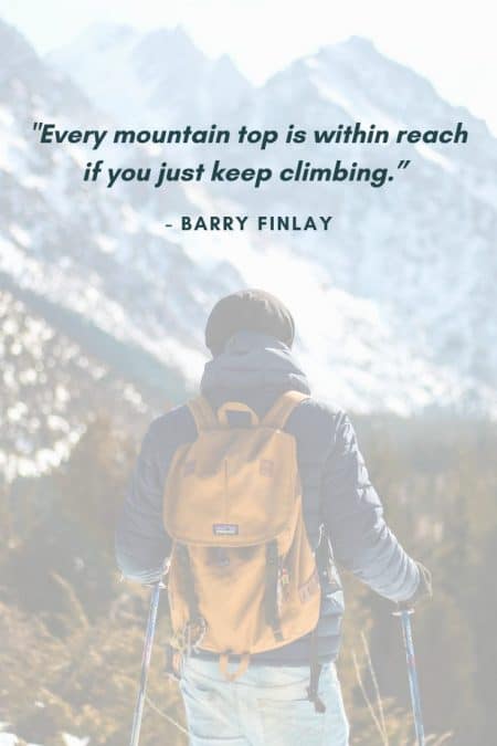 mountain hiking quotes