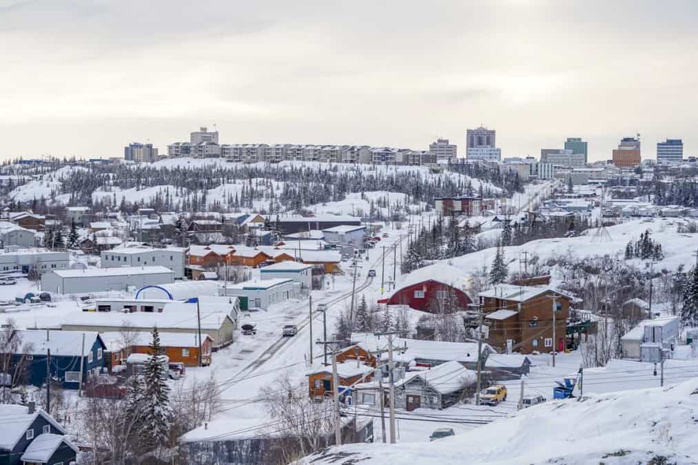 View of Yellowknife from Pilot's Monument