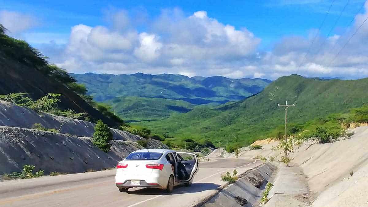 car driving in dominican republic