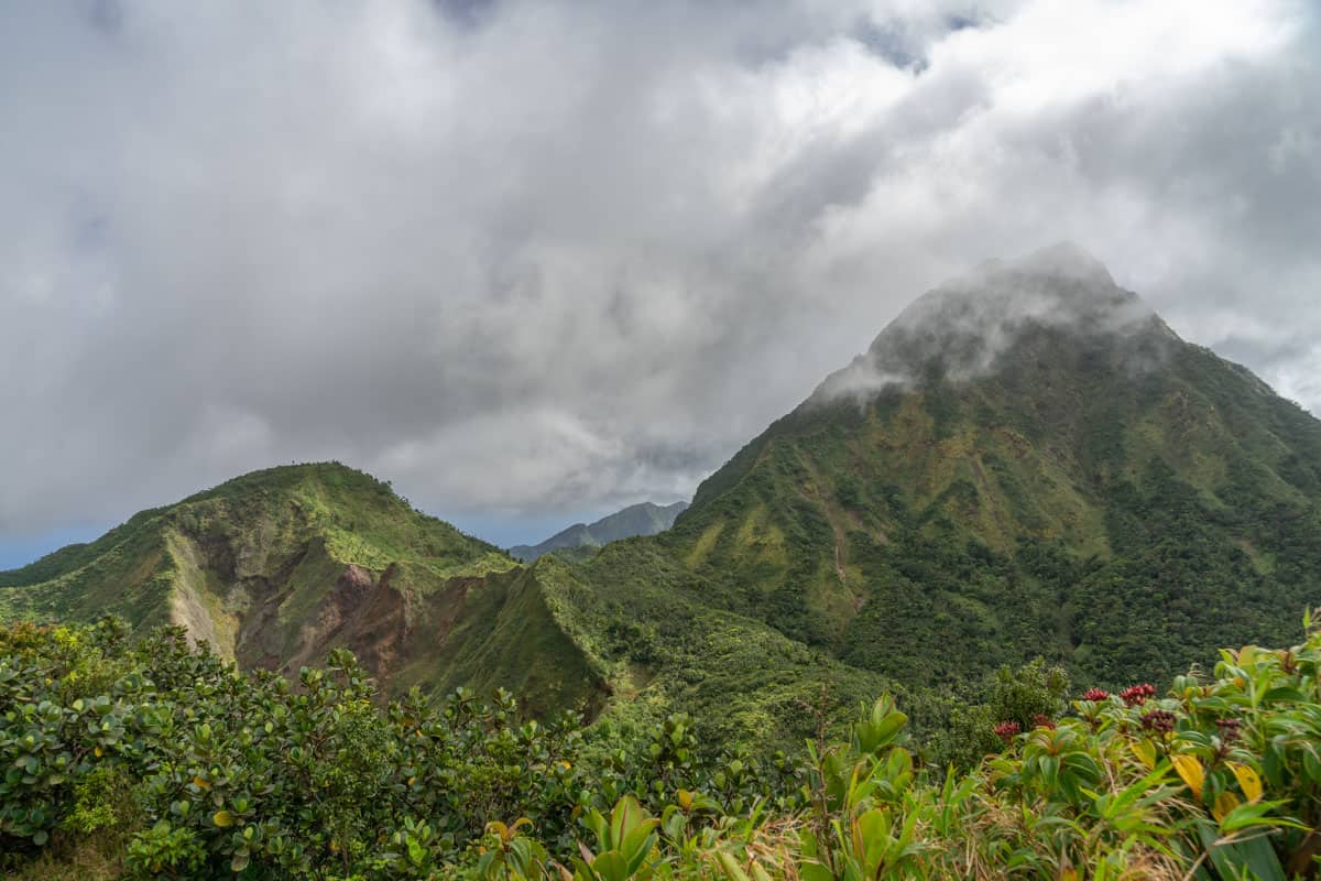 landscapes in dominica