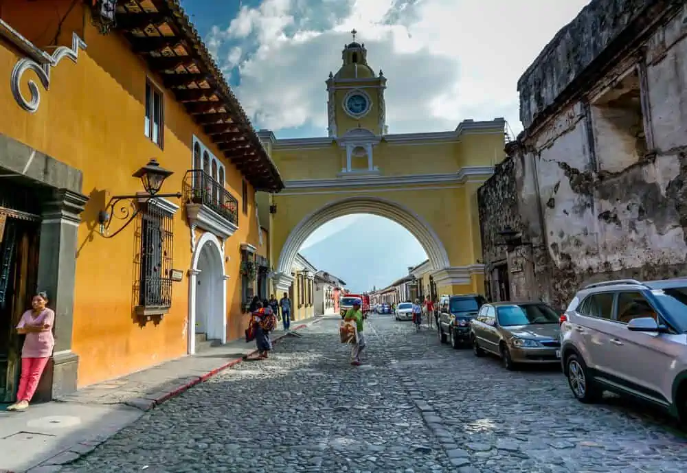 walking the streets of antigua guatemala