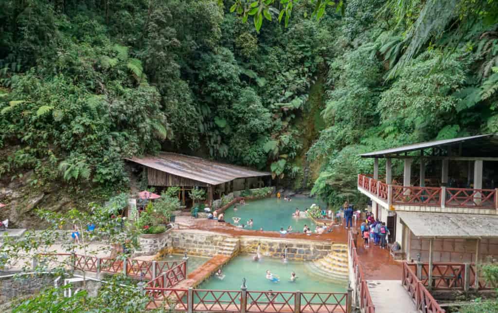 Las Fuentes Georginas hot springs