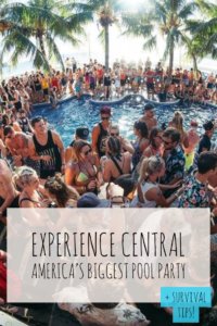 Traveling to Central America? Don't miss the biggest party, Sunday Funday in San Juan Del Sur, Nicaragua. Check this guide for everything you need to know about Sunday Funday. #Nicaragua #CentralAmerica
