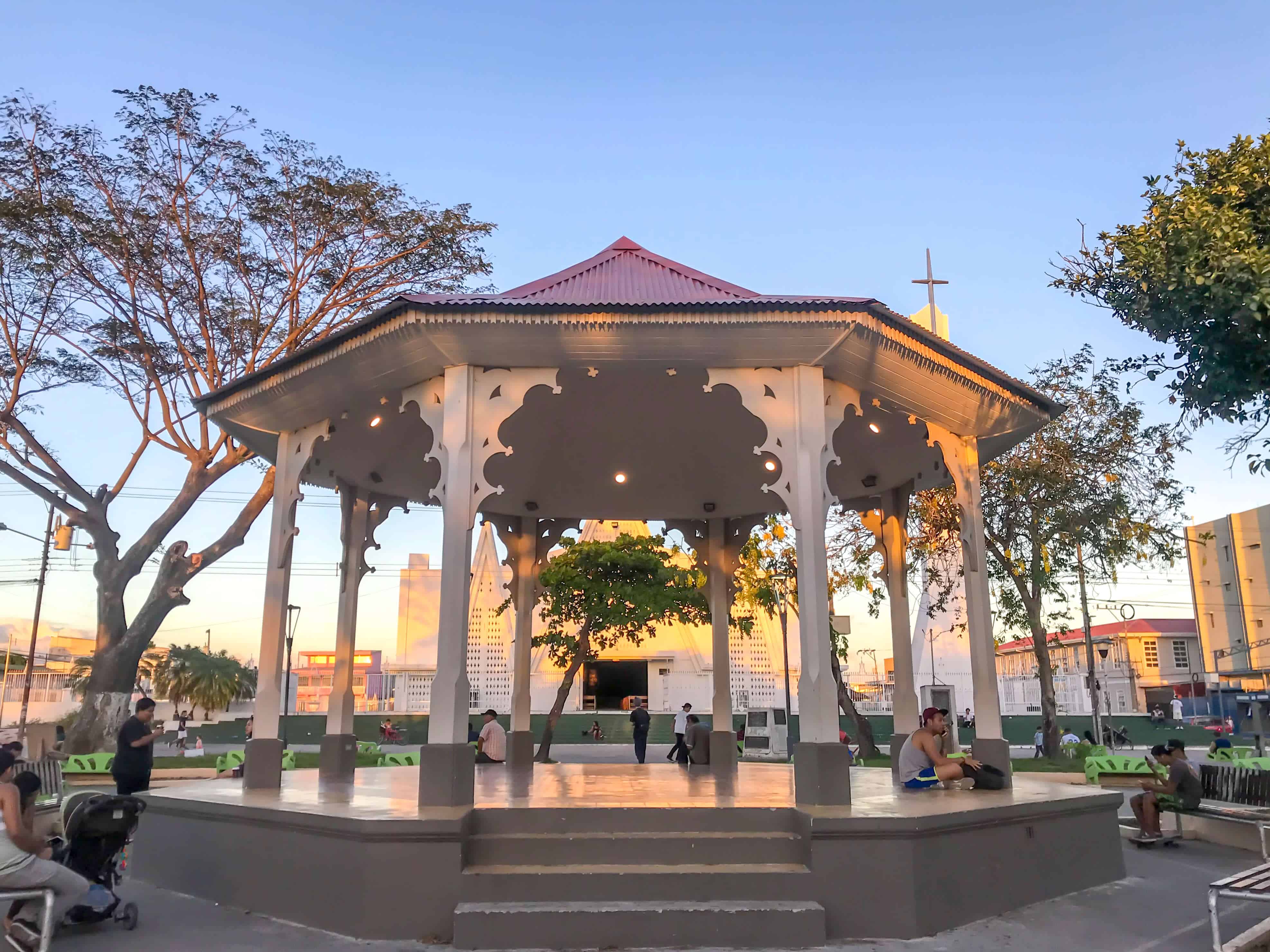 main square in Liberia, Costa Rica