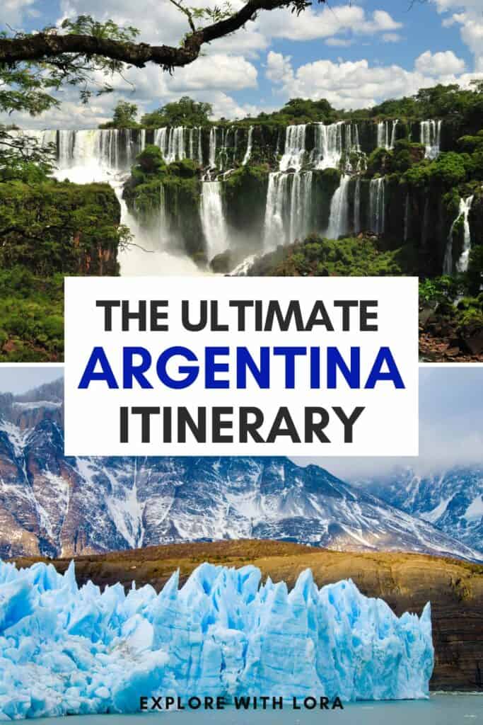 argentina itinerary pin