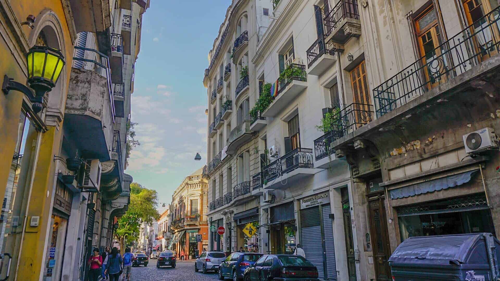 San Telmo, one of the many neighbourhoods of Buenos Aires