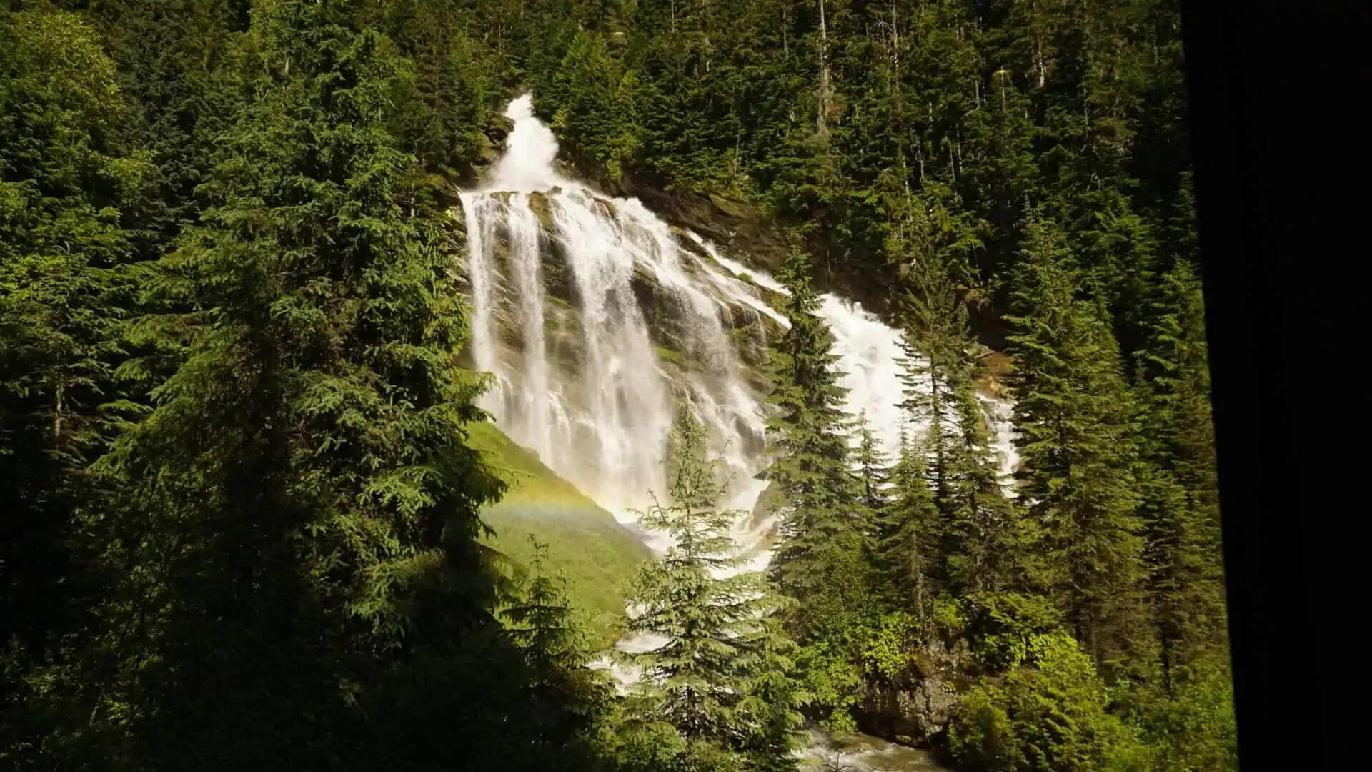 pyramid falls alberta