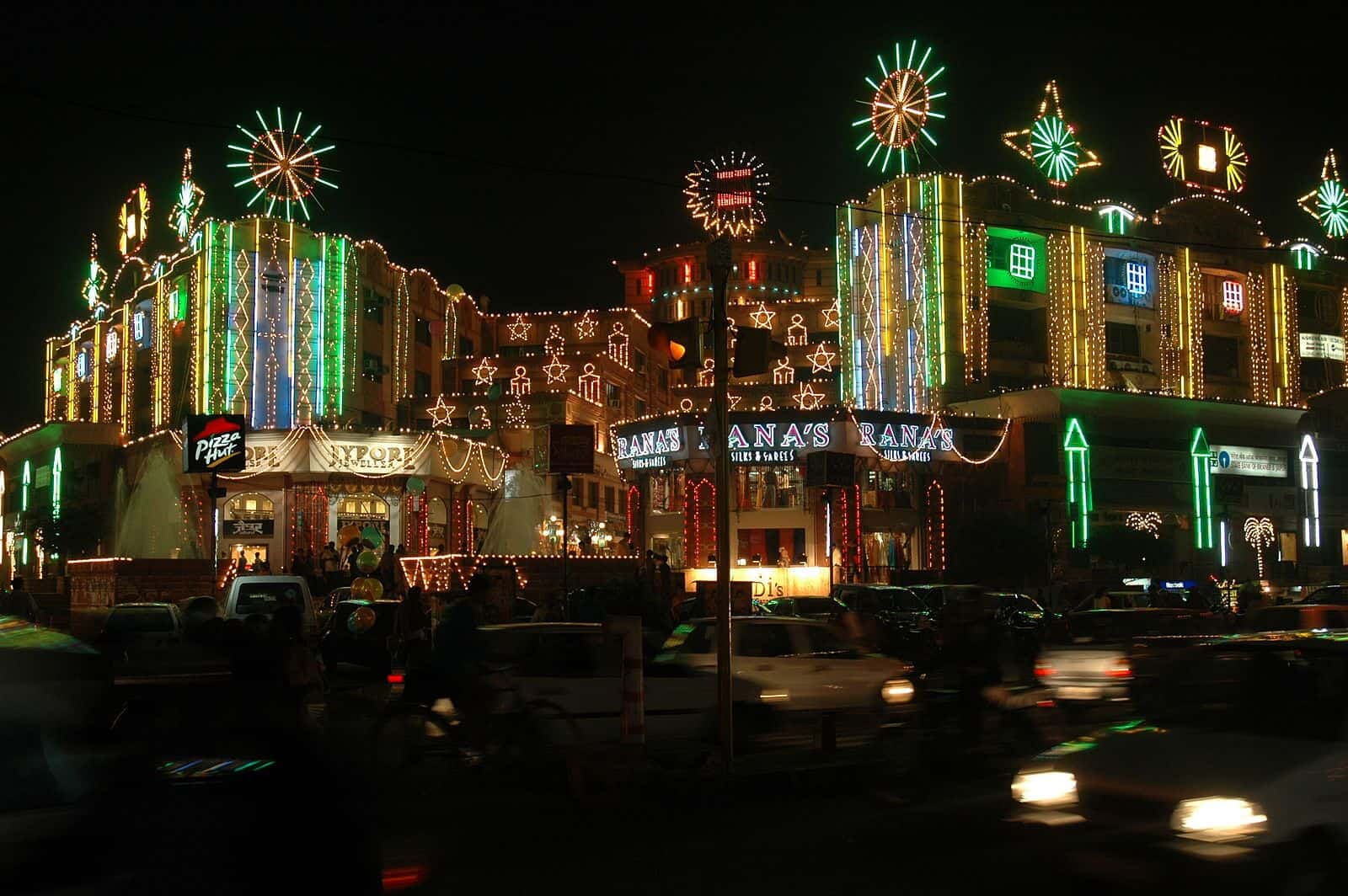 Markets of Jaipur during Diwali