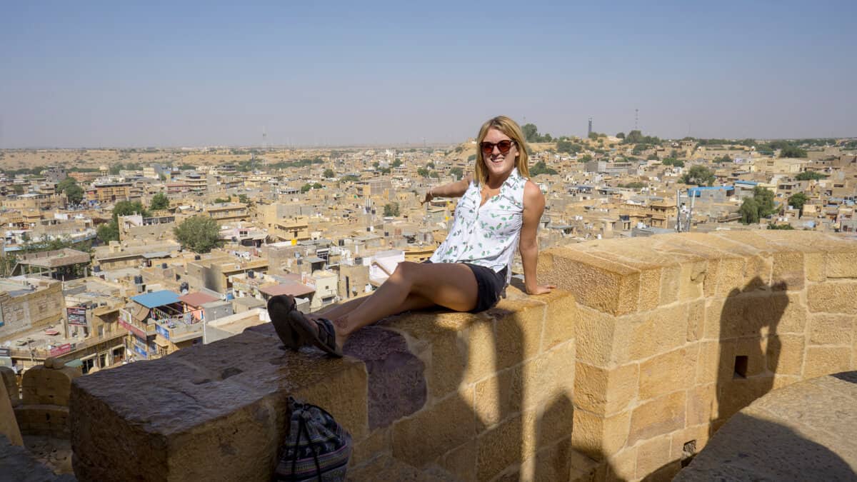 Looking over the city of Jaisalmer from the Jaisalmer fort