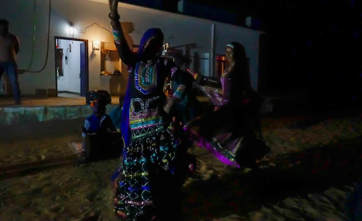 a cultural dance performance in Pushkar