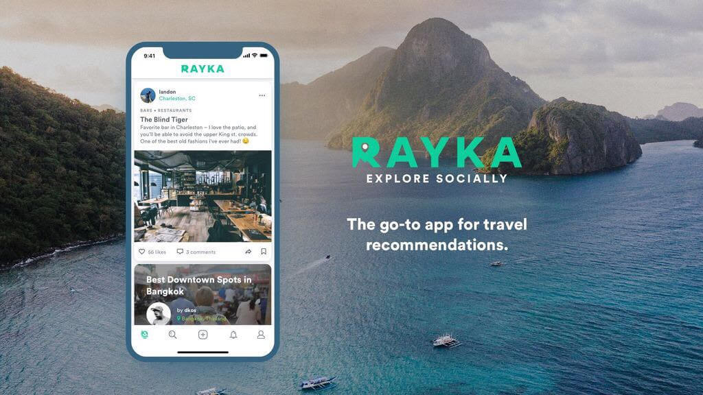 Rayka is one of the best apps for finding recommendations when you're backpacking