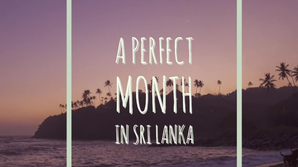 Sri Lanka Itinerary