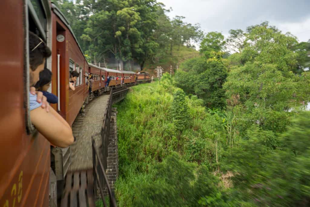 The train in sri llanka