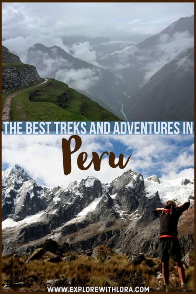 Planning a trip to Peru? Don't miss this guide featuring the best treks, cultural experiences, wildlife encounters, and other outdoor adventures to have in Peru, as recommended by travel bloggers! #Peru #Trekking 