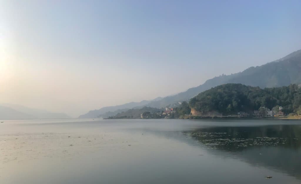Lake in Pokhara 