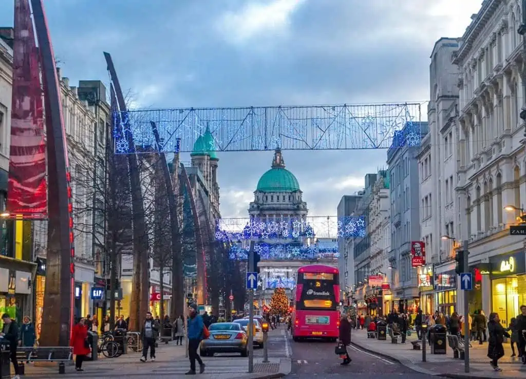 Belfast is a great day trip from Dublin