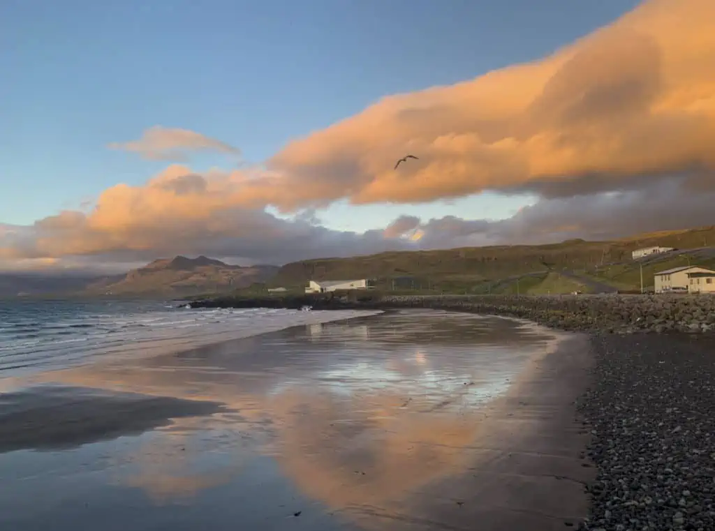 sunset on the Snaefellsnes Peninsula