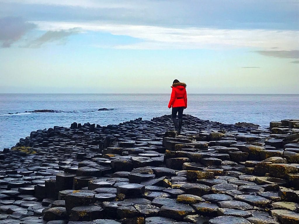 The giant's causeway in ireland 