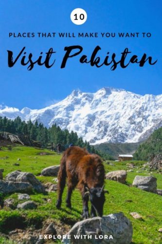 Pinterest Pin for beautiful places in Pakistan post