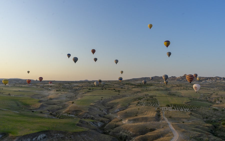 hot air balloon flight is one of the most popular cappadocia tours