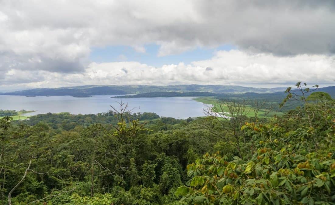 View of Arenal Lake from SkyTrek Adventure Park