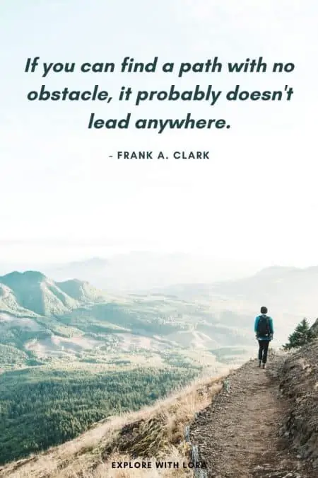 quotes about hiking