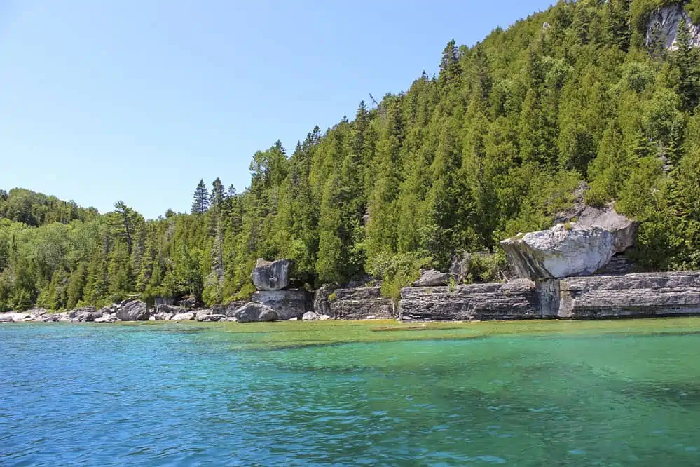 Captivating water view at Georgian Bay Islands National Park, displaying the breathtaking natural splendor of the area.