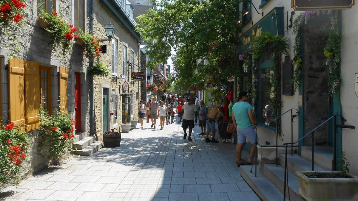 Quebec city streets