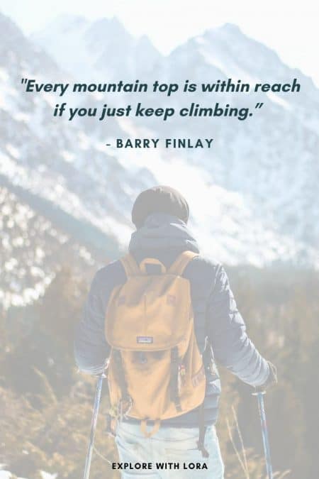 inspirational mountain quotes
