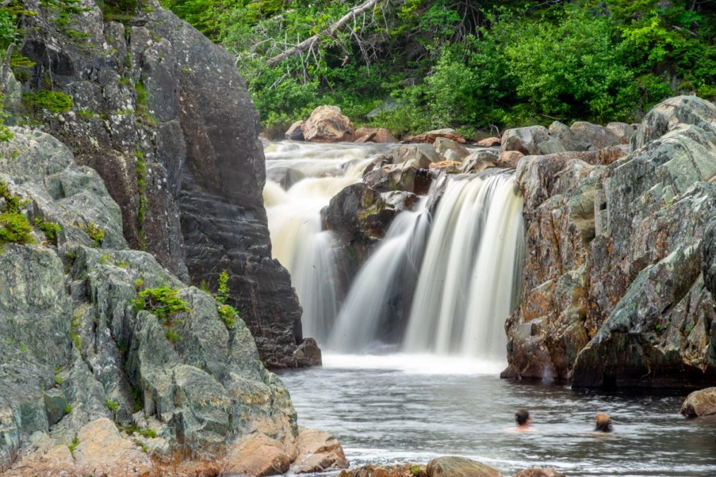 Waterfall in La Manche Provincial Park