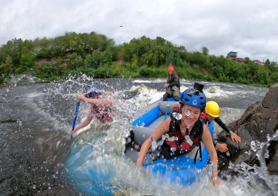 river rafting in grand falls 