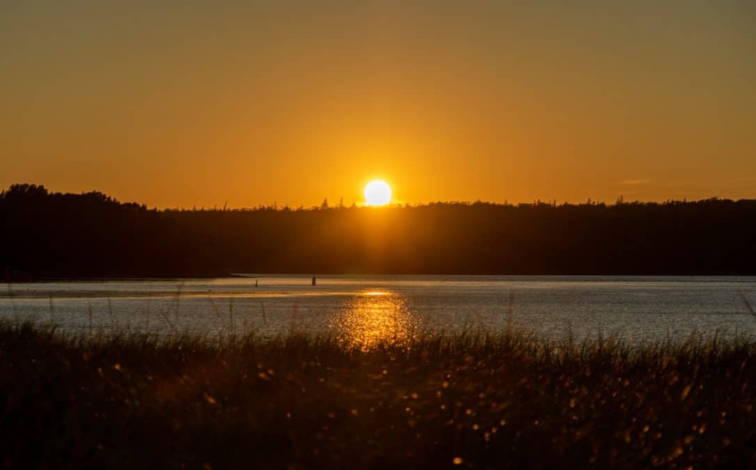 McCormacks Beach Provincial Park sunset