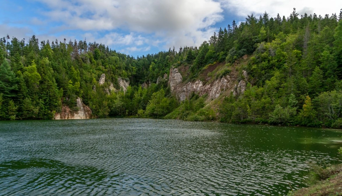 gypsum mine lake cape breton