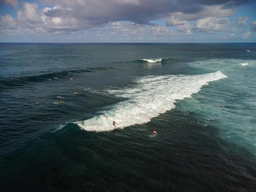 Surfers in Barbados