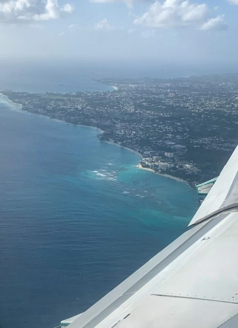 barbados aerial view