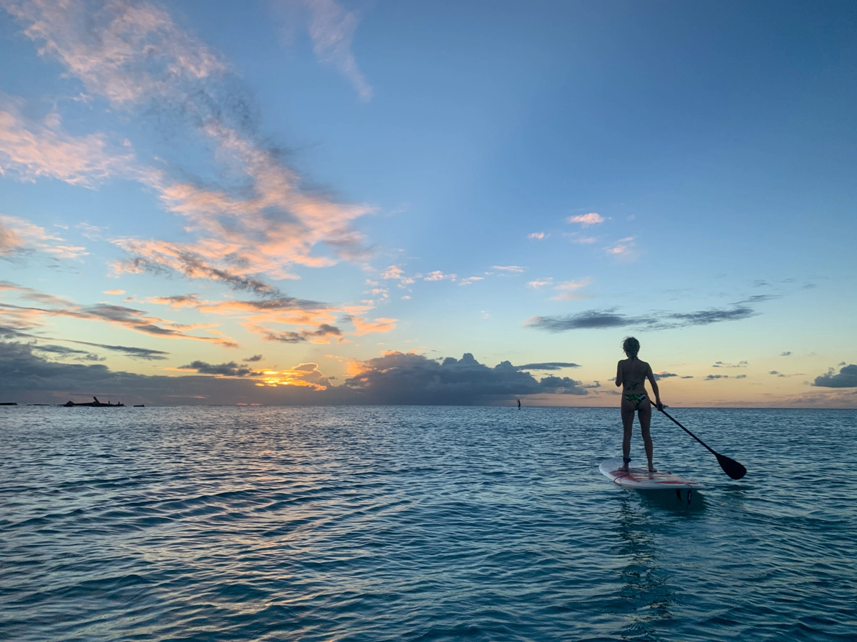 lora on sup in barbados