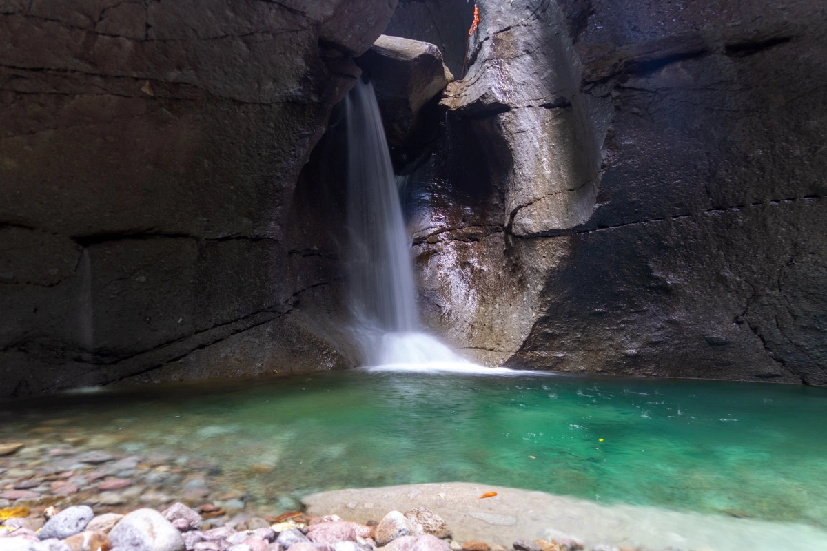 waterfall in dominica