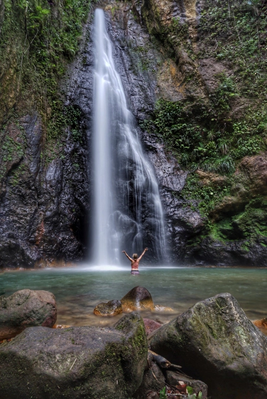 lora swimming under syndicate falls dominica