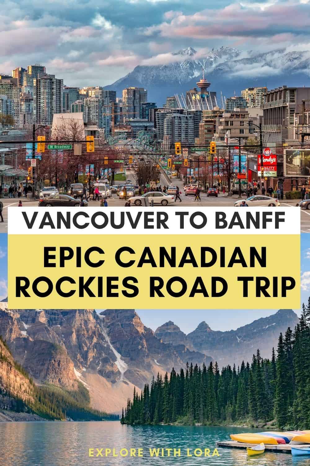 road trip vancouver bc to banff