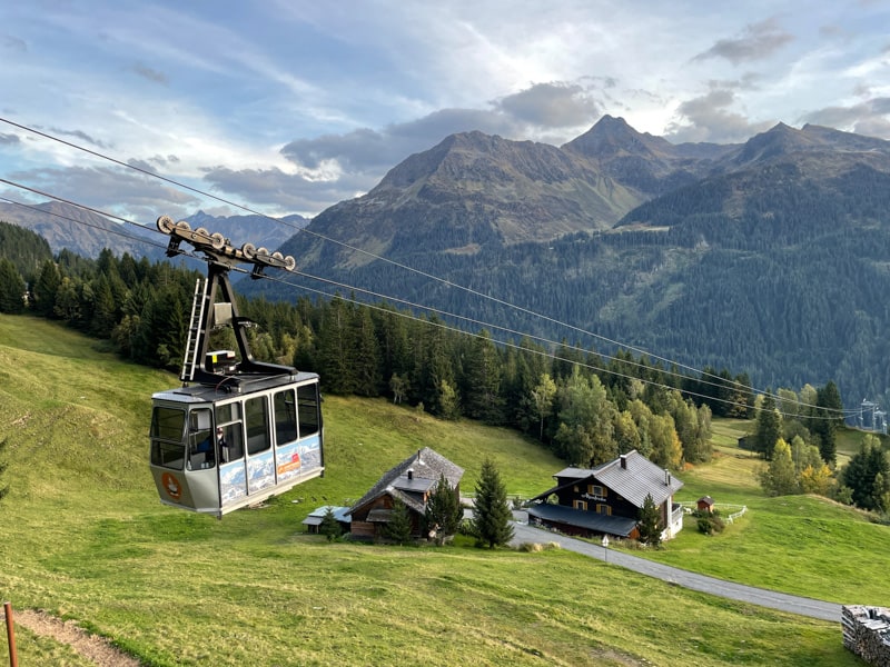 cable car in austria